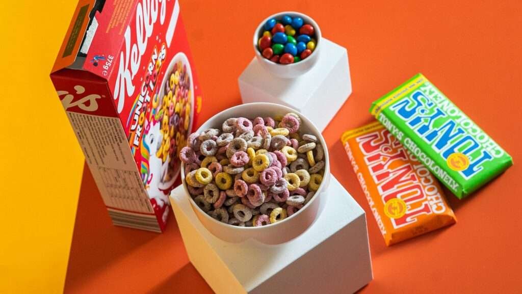 Cereals in White Ceramic Bowl